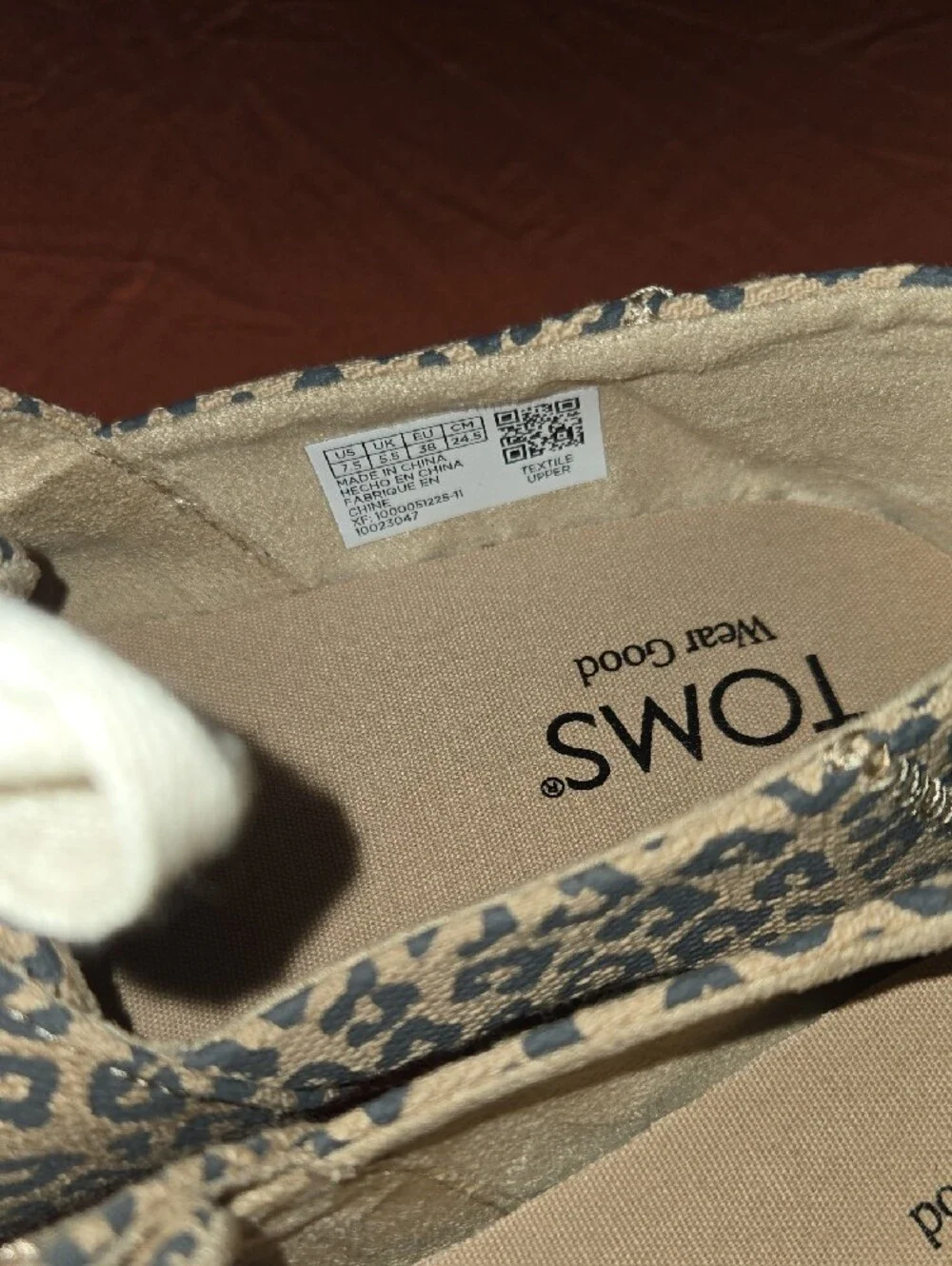 TOMS Carolina Leopard-Print Espadrille Sneakers with Cream Laces